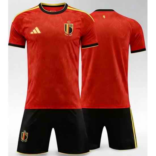 2026 FIFA World Cup Belgium Soccer Home Jersey Blank